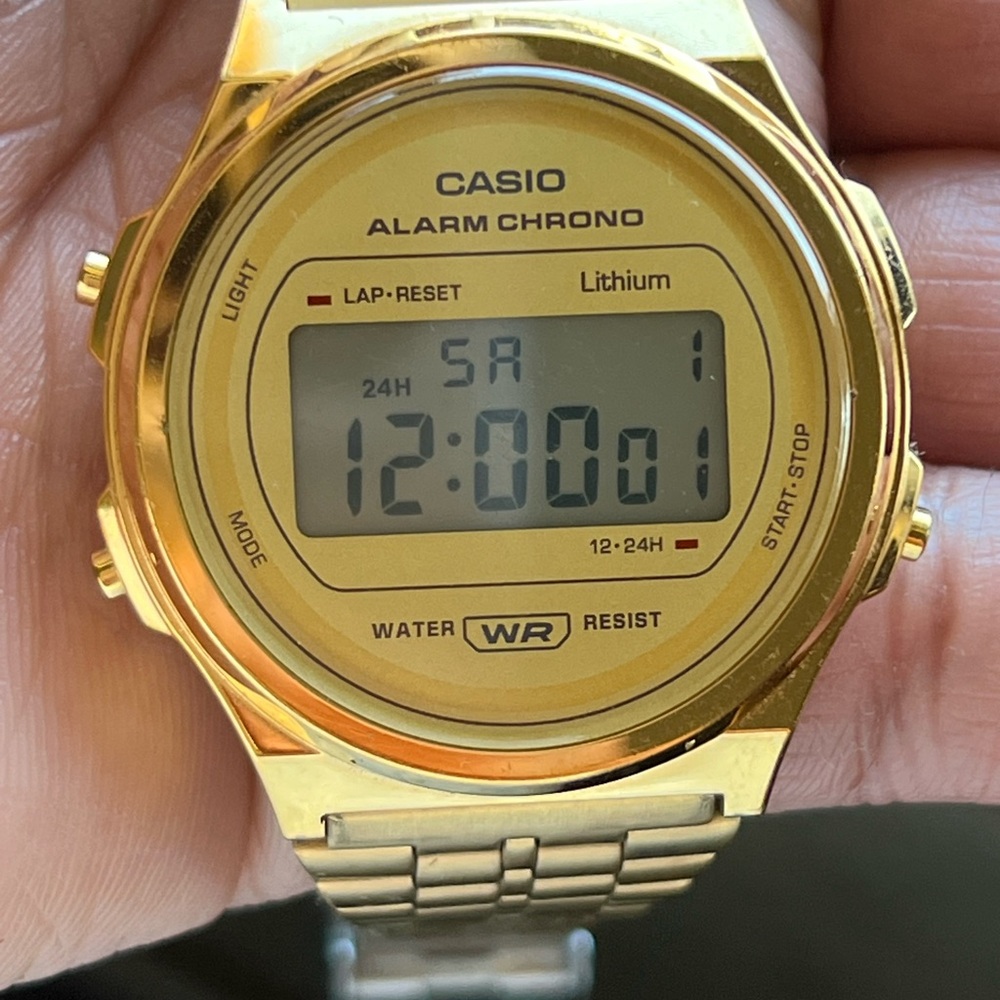 Casio Gold Digital Watch